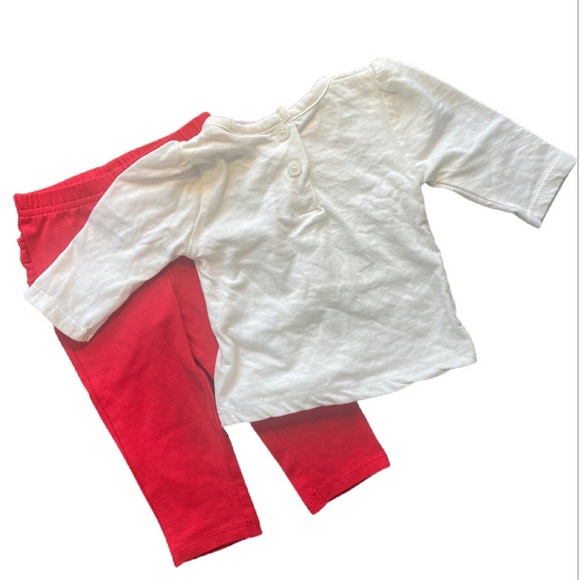 💥CHRISTMAS OUTFIT💥 🆕🎄Christmas Infant Outfit Girl Believe Ruffle - Picture 4 of 4